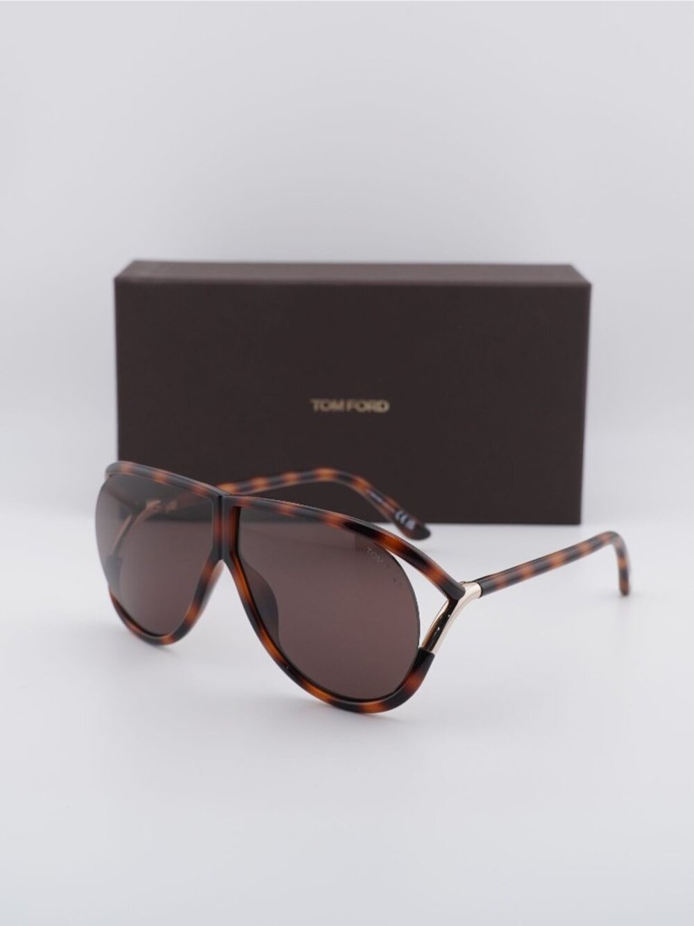Tom Ford Axel FT1197 53E Square Sunglasses - Blonde Havana / Brown